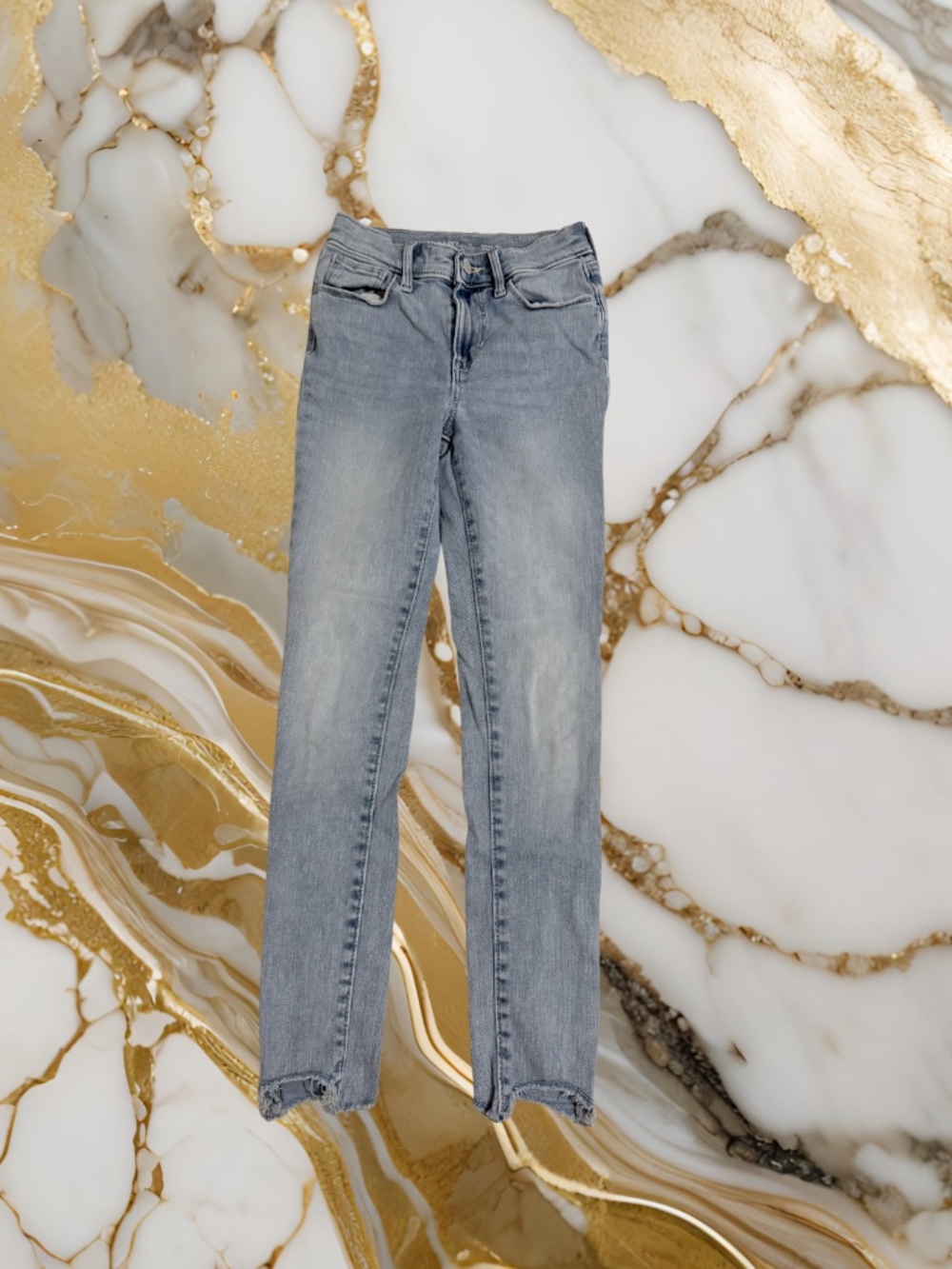 Girls Light Blue Old Navy High Rise Rockstar Jeggings